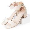 Mimi Ankle Strap Kitten Heel Sandal