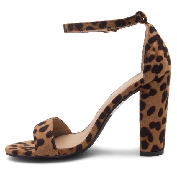 Rosemmina Women’s Chunky Block Heels Open Toe Dress Heeled Sandals Ankle Strappy High Heel Pumps Shoes for Prom Wedding Party