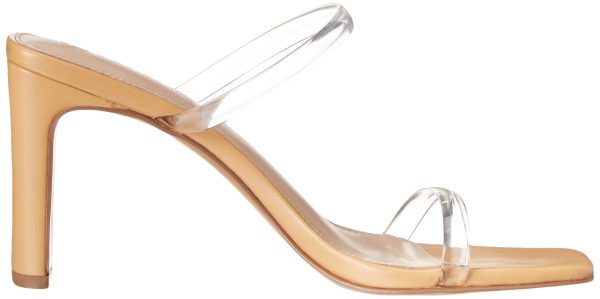 Women's Avery Square Toe Two Strap High Heeled Sandal