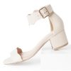 Mimi Ankle Strap Kitten Heel Sandal