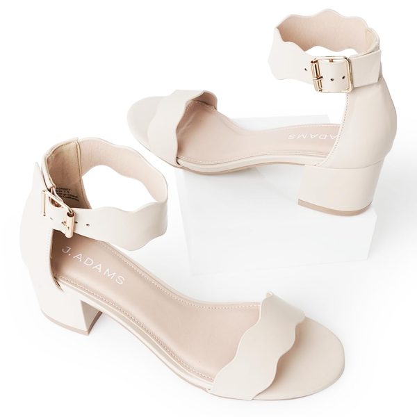 Mimi Ankle Strap Kitten Heel Sandal