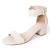 Mimi Ankle Strap Kitten Heel Sandal