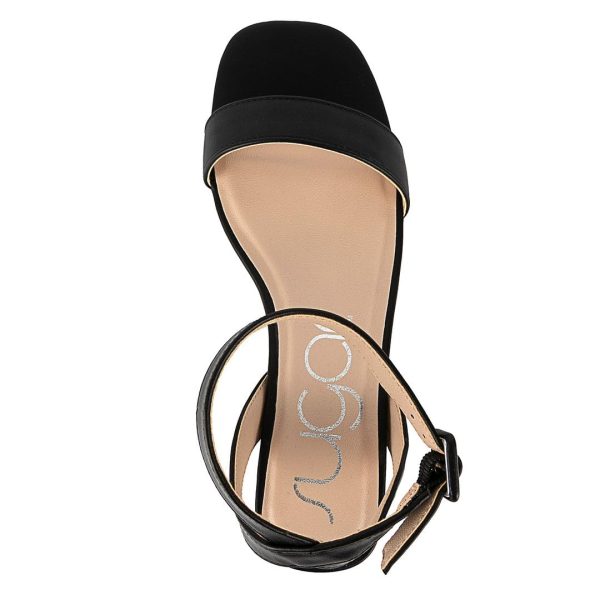 Women's Low Block Heel Dress Sandals – Ankle Strap Open Toe Comfortable Walking Heels for Casual, Party, or Work