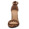 Rosemmina Women’s Chunky Block Heels Open Toe Dress Heeled Sandals Ankle Strappy High Heel Pumps Shoes for Prom Wedding Party