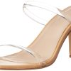 Women's Avery Square Toe Two Strap High Heeled Sandal