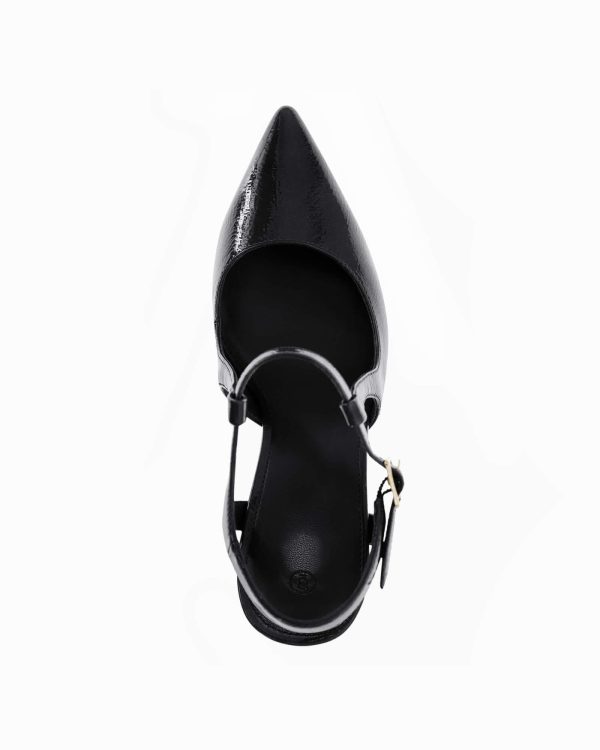 Womens High Heels Pointed Toe Ankle Strap Pumps Patent Leather Sexy Stiletto Office Wedding Dress Shoes