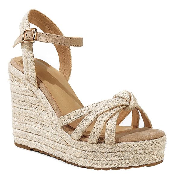 Sandals for Women, Platform Ankle Strap Womens Sandals Open Toe Espadrille Wedge Sandals for Women Concise Casual Summer Womens