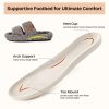 Womens Fuzzy Open-toe Slippers Soft Comfy Memory Foam Indoor House Shoes