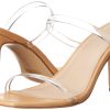 Women's Avery Square Toe Two Strap High Heeled Sandal