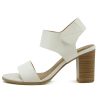 Topshoeave Wait Womens Open Toe Chunky Heel Ankle Strap Shoes Block High Heel Dress Sandals