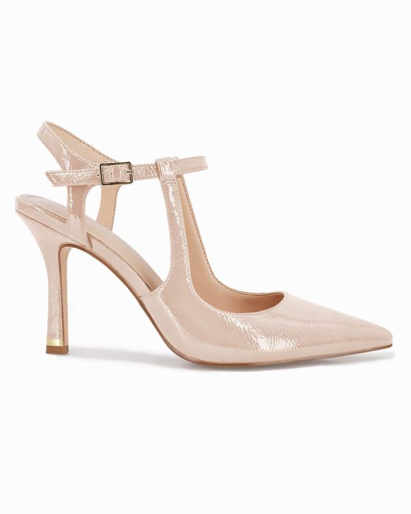 Womens High Heels Pointed Toe Ankle Strap Pumps Patent Leather Sexy Stiletto Office Wedding Dress Shoes