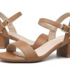Women's Open Toe Ankle Strap Glitter Low Block Chunky Heels Sandals Dress Pumps Shoes
