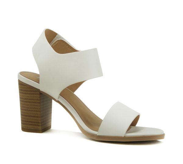 Topshoeave Wait Womens Open Toe Chunky Heel Ankle Strap Shoes Block High Heel Dress Sandals