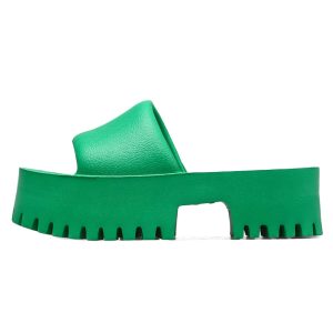 Womens Backless Platform Sandals Slip On Thick Sole Waterproof Slippers Open Toe Summer Shoes for Women