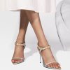 Black Pumps for Women Gold Chain Ankle Strap Open Toe Pointed Toe Stiletto High Heels for Formal Events Weddings Parties and