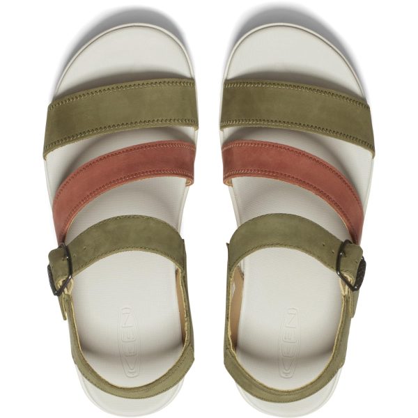 Women's Ellecity Backstrap Open Toe Adjustable Comfortable Platform Wedge Sandal