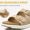 Womens Orthotic Slides Comfort Plantar Fasciitis Arch Support Slip on Flat Sandals Ladies Soft Cushion Fashion Yoga Mat Slippers