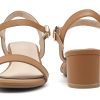 Women's Open Toe Ankle Strap Glitter Low Block Chunky Heels Sandals Dress Pumps Shoes