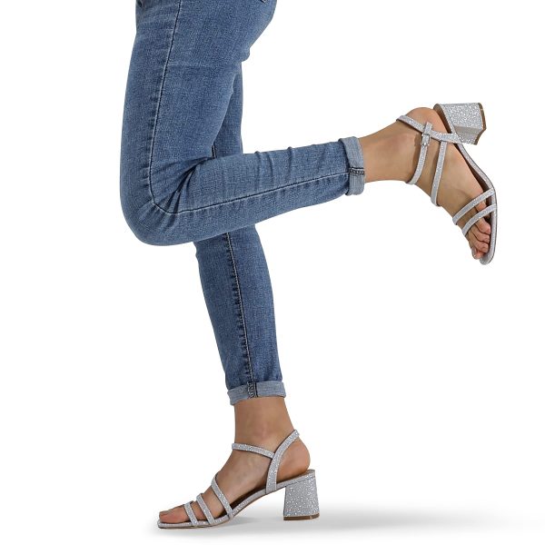 Women's Strappy Low Chunky Block Heel Sandals Open Toe Dress Shoes