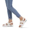 Women's Walking Sandals Comfortable Air Cushion Platform Elastic Ankle Strap Open Toe Ourdoor Summer Shoes