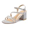 Women's Strappy Low Chunky Block Heel Sandals Open Toe Dress Shoes