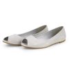 Peep Toe Flat Shoes for Women