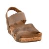 Women's Better With Time 2-Inch Wedge - Timeless Wide Toe Strap With Cut Outs, Elastic Gore Strap Around Ankle, And EVA Insoles
