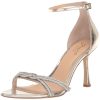 Vani Glitter Straps Stiletto Heels