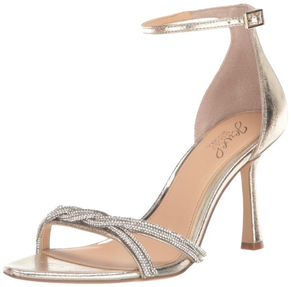 Vani Glitter Straps Stiletto Heels