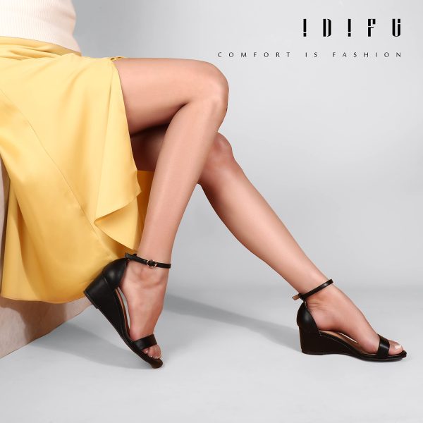 Wedge Sandals Heels for Women Dress Shoes Open Toe with Ankle Strap for Wedding Bridal Evening Cocktail