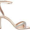 Vani Glitter Straps Stiletto Heels