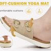 Womens Orthotic Slides Comfort Plantar Fasciitis Arch Support Slip on Flat Sandals Ladies Soft Cushion Fashion Yoga Mat Slippers