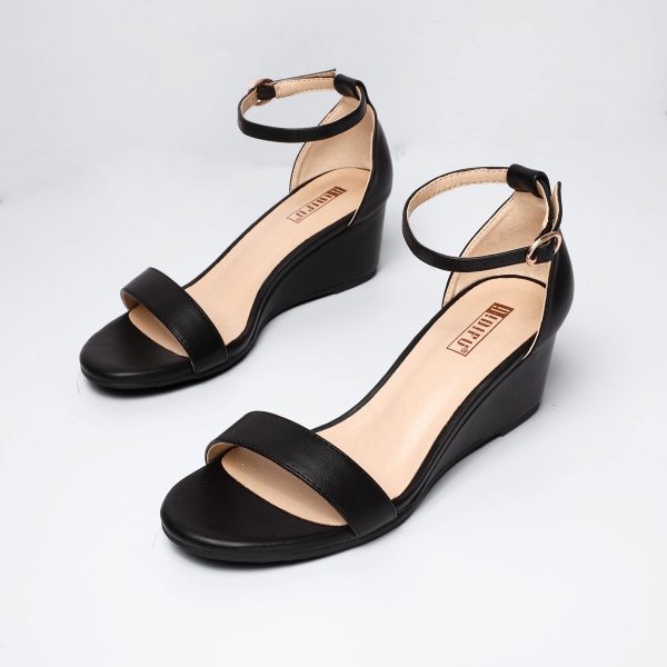 Wedge Sandals Heels for Women Dress Shoes Open Toe with Ankle Strap for Wedding Bridal Evening Cocktail