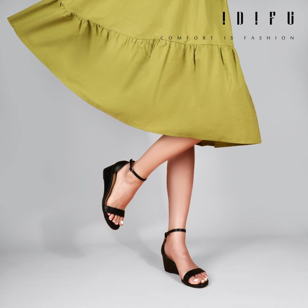 Wedge Sandals Heels for Women Dress Shoes Open Toe with Ankle Strap for Wedding Bridal Evening Cocktail