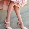 Womens High Heels Pointed Toe Ankle Strap Pumps Patent Leather Sexy Stiletto Office Wedding Dress Shoes