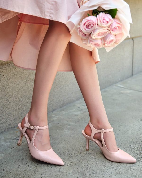 Womens High Heels Pointed Toe Ankle Strap Pumps Patent Leather Sexy Stiletto Office Wedding Dress Shoes
