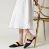 Mules for Women Adjustable Strap Pointed Toe Backless Loafer Shoes…