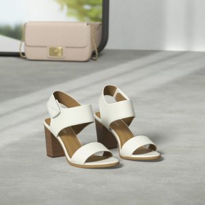 Topshoeave Wait Womens Open Toe Chunky Heel Ankle Strap Shoes Block High Heel Dress Sandals