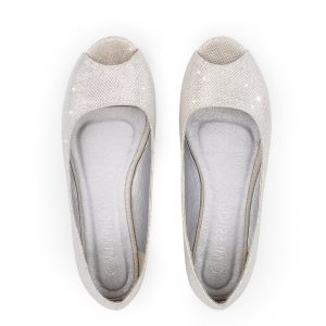 Peep Toe Flat Shoes for Women