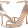 Vani Glitter Straps Stiletto Heels