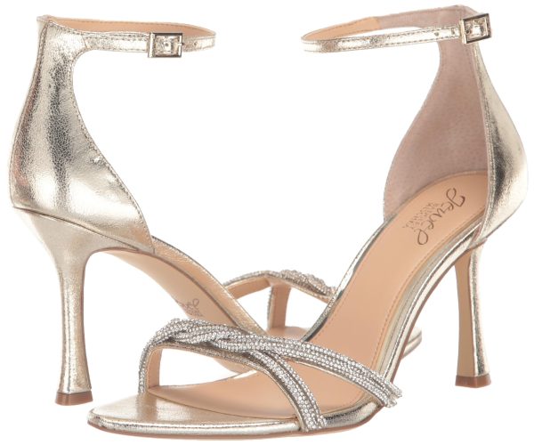 Vani Glitter Straps Stiletto Heels