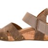 Women's Better With Time 2-Inch Wedge - Timeless Wide Toe Strap With Cut Outs, Elastic Gore Strap Around Ankle, And EVA Insoles