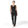 Lounge Yoga Pants Black Flared Cotton Leggings, 32.5” Inseam, Wide Waistband, No Show Coverage, Relaxed Flare Leg
