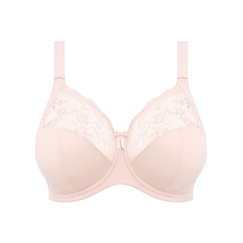 Women's Morgan Banded Comfort & Support. Three-Section Cup, Side Frame, Stretch Lace. Solid Color Dd+ Bras
