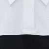 Women's Crop Rugby Striped Tee