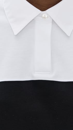 Women's Crop Rugby Striped Tee