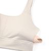 Butterluxe Womens U Back Sports Bra - Scoop Neck Padded Low Impact Yoga Clothes Workout Crop Top with Built in Pads
