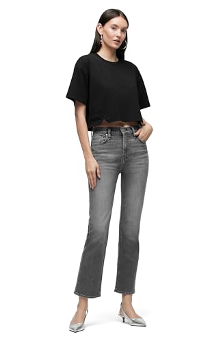 Remi High-Rise Straight Leg Ankle Jean