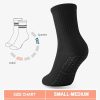 6 Pairs Grip Pilates Socks for Women, Non-slip Yoga Athletic Socks for Barre Ballet Barefoot Workout Hospital