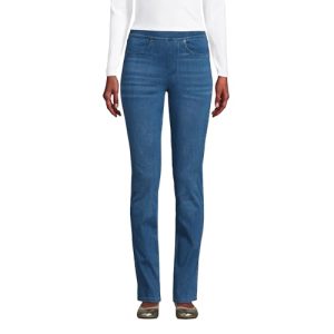 Women's Starfish High Rise Knit Denim Straight Jeans